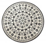 Vannitoa p&otilde;randamatt Foutastic Venice 359CHL4243, must v., 140 cm x 140 cm, &Oslash; 140 cm