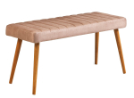 Esiku pink Kalune Design Stormi, kreemjasvalge, 100 cm x 39 cm x 48 cm