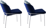 Toolide komplekt Kalune Design Dore 123 974NMB1196, valge v./s&uuml;gavsinine v., 55 cm x 54 cm x 86 cm, 2 tk