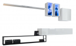 Sektsioonkapp ASM Switch M1, valge v./must v., 330 cm x 40 cm x 180 cm