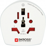 Adapter Skross UK Plug SKR/1500225-E UK female, valge v.