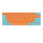 Klaviatuuri kate Royal Kludge OEM PBT Keycaps 104 pcs Qingcheng, sinine v./oranž v.