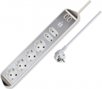 Pikendusjuhe Brennenstuhl, 3 x 1,5 mm&sup2;, 2 m, 6 pesa, 2USB