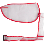 Vihmamantel koerale Karlie Karlie Classic 55, l&auml;bipaistev v./punane v., 55 cm