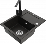 K&ouml;&ouml;givalamu Mexen Enzo 6506-75-670300-70, graniit, 57.6 cm x 46.5 cm x 17.4 cm, kuldne/must/kroom