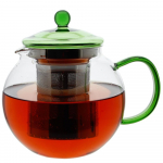 Teekann koos kurnaga MPL Consulting Harry, 1.2 l, l&auml;bipaistev v./roheline v.