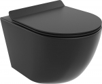 WC-pott, seinapealne Mexen Lena Rimless, kaanega, 360 mm x 480 mm