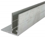 Alumiiniumist otsaprofiil, alumiinium, 2100 mm x 6 mm