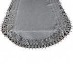 Piklik laudlina ovaalne G11-03, hall, 60 x 120 cm