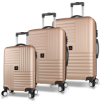 Kohvrite komplekt My Valice Plekobgld, kuldne, 100 l, 28 x 51 x 77 cm