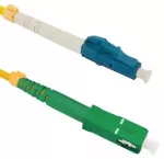 Juhe Qoltec LC/UPC to SC/APC Optic LC/UPC, SC/APC, 2 m, kollane v.