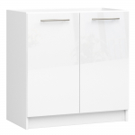 K&ouml;&ouml;gi valamukapp Akord Oliwia S80, l&auml;bipaistev v./valge v., 46 cm x 80 cm x 82 cm