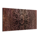 Reproduktsioon Artgeist Mandala: Amber Silence N6563-DK150, 150 cm x 50 cm