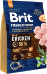 Kuiv koeratoit Brit Premium By Nature Adult Medium, 3 kg