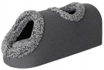 Kassimaja Hobbydog Bullet, valge/must, 80 cm x 30 cm