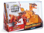 Interaktiivne m&auml;nguasi dinosaurus Zuru Robo Alive Dino Wars Raptor, 29.9 cm, oranž v.