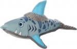 M&auml;nguasi koerale, pehme Flamingo Jawsi Shark, 43 cm, sinine/hall