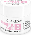 Vormitav k&uuml;&uuml;negeel Claresa Rubber Gel, medium cool pink v., 90 ml