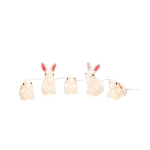 J&otilde;uludekoratsioon "J&auml;nes" LED-valgustusega, 8 cm, 15 cm, valge v.