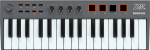 MIDI klaviatuur Midiplus Tiny+, valge v./hall v.