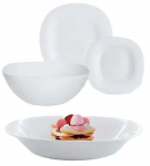 L&otilde;unaserviis Luminarc Carine White, karastatud klaas, valge v., 19 tk.