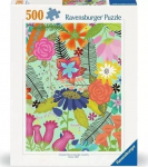 Pusle Ravensburger Flowerjungle, 49 cm x 36 cm, 500 tk, mitmev&auml;rviline