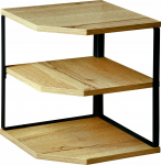 Riiul Kesper, pruun v./must v., 26 cm x 26 cm x 28 cm