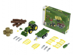 M&auml;ngutraktor Klein John Deere, 1:24, pruun v./kollane v./roheline v.