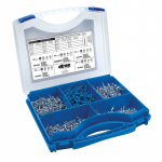 Puidukruvide komplekt, keeratavad puu sisse Kreg Project Kit, 4.2 x 64 mm, sinine v./h&otilde;be v., 675 tk