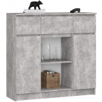 Kummut Akord Furniture Factory K100, hall v., 98 cm x 35 cm x 101 cm