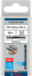 Metallist puurikomplekt Bosch, metall, hss-g, -, 4.2 mm x 5.5 cm
