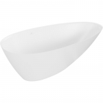 Vann, teisaldatav Mexen Milano, 170 cm x 86 cm x 54 cm, ovaalne, valge