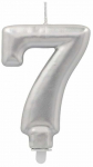 S&uuml;nnip&auml;evak&uuml;&uuml;nal Pap Star number 7, h&otilde;be v., 7 cm