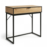 Konsoollaud Akord Modena, must v./craft oak, 35 cm x 80 cm x 80 cm
