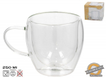 Topeltseinaga klaasist tass Kitchen&GO, l&auml;bipaistev v., 0.25 l
