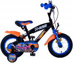 Lisaratastega laste jalgratas, laste Volare Hot Wheels Frozen 2, sinine v./oranž v., 12"