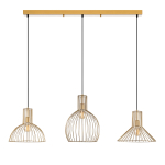 Valgusti lagi Opviq Tabut MR-768-1, E27, 3 x 40 W, kuldne v. / kuldne v., 38 x 38 cm