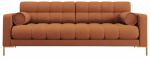 Diivan Cosmopolitan Design Bali Neve 52, kuld v./telliskivi punane v., 96 x 217 cm x 75 cm
