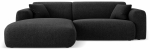 Nurgadiivan Cosmopolitan Design Nolio, must v., vasak, 170 x 235 cm x 72 cm
