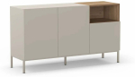Konsoollaud Kalune Design Cailin 140, tamm v./beež v., 41.8 cm x 140 cm x 80 cm