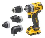 Akukruvikeeraja-trell koos akuga Dewalt DCD703L2T-QW, 3 Ah