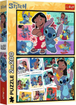 Pusle 2in1 Trefl Lilo And Stitch Stitchs Happy Life 13334, 27.5 cm x 41 cm, 400 tk, mitmev&auml;rviline