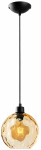 Valgusti rippuv Opviq Benek 20-14304 521SHN3534, E27, 1 x 40 W, kollane v. / must v., 20 x 20 cm