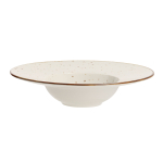 Taldrik pasta jaoks Home4you Sensa, 24 cm x 24 cm x 6 cm, kuldne v./valge v.