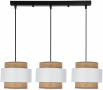Valgusti lagi Candellux Lighting Forni 33-18281, E27, 3 x 40 W, pruun v. / must v.