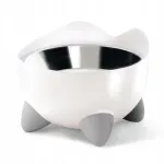 Kauss loomale Catit Pixi, 0.2 l, 13.5 cm x 13.5 cm x 9.9 cm, valge v.