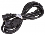 Juhe Akyga IEC C13, Schuko, 1.8 m, must v.