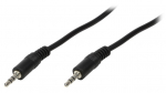 Juhe Logilink 3.5 mm male, 3.5 mm male, 10 m, must v.