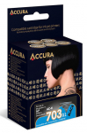 Tindiprinteri kassett Accura AC-H703XLB, must v., 22 ml