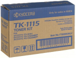 Toonerikassett Kyocera TK-1115, must v.
